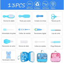 Kit Completo de Cuidados para Bebê – 13 Itens Essenciais + Bolsa Necessaire Infantil