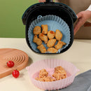 Forma de Silicone Quadrada 16x16cm com Alça – Assadeira para Air Fryer e Forno