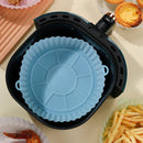 Forma de Silicone Quadrada 16x16cm com Alça – Assadeira para Air Fryer e Forno