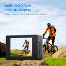 Câmera de Ação 4K Ultra HD – À Prova d’Água com Case + Tela 2.0”
