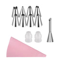 Conjunto de Sacos de Confeitar e Bicos de Aço Inox – Kit Reutilizável para Decoração de Bolos