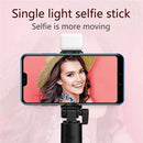 Bastão de Selfie Stick com Luz e Controle Remoto Bluetooth