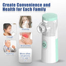 Nebulizador de Malha Silenciosa Portátil – Inalador Médico para Asma e Cuidados Respiratórios