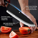 Conjunto de Facas Black Wave 6 Peças – Facas de Aço Inoxidável Profissionais para Cozinha