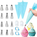 Conjunto de Sacos de Confeitar e Bicos de Aço Inox – Kit Reutilizável para Decoração de Bolos