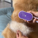 Pente Pulverizador para Pets – Gatos e Cachorros, Pente Elétrico para Remoção de Pelos, Spray com Um Toque, Escova Anti-Pelos Voando e Massagem