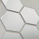 Kit 10 Espelhos Adesivos Decorativos Hexágonos