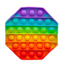 Push Pop It Unicórnio Arco-Íris – Brinquedo Sensorial de Silicone Antiestresse