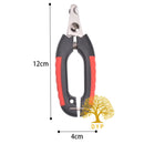 Tesoura Alicate Cortador de Unhas para Cães e Gatos – Porte Pequeno e Médio