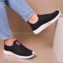 Tênis Feminino Estilo Meia Slip On Ortopédico Botinha Conforto Diário e Academia