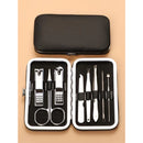 Conjunto 19 Peças Manicure Clippers De Unhas De Aço Inoxidável