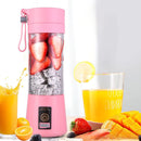 Mini Liquidificador Portátil 6 Lâminas – Ideal para Shakes, Sucos e Smoothies com Cabo USB Recarregável