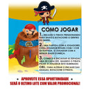 Brinquedo Infantil Barril do Pirata – Jogo Interativo Grande, Educativo e Divertido para Crianças