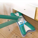 Esfregão Giratório 360° com Refil – Lava e Seca, Torção Automática, Microfibra Multiuso para Limpeza de Pisos e Cozinha