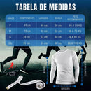 Camisa Térmica Masculina Manga Longa UV 50+ Segunda Pele para Esportes