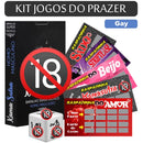 Kit Jogos do Prazer – Dado, Baralho e Raspadinhas Eróticas