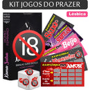 Kit Jogos do Prazer – Dado, Baralho e Raspadinhas Eróticas