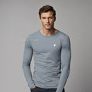 Camisa Térmica Masculina Manga Longa UV 50+ Segunda Pele para Esportes