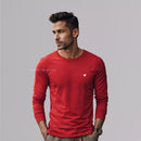 Camisa Térmica Masculina Manga Longa UV 50+ Segunda Pele para Esportes