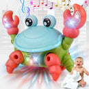 Brinquedo Caranguejo Musical Infantil – Som, Luz e Movimento para Bebês