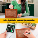 Cofre Desafio 10 Mil Woodbox – Cofrinho de MDF Premium para Poupança