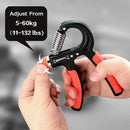 Kit de Exercícios Hand Grip + Corda de Pular Ajustável Profissional para Crossfit e Treino de Força