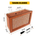Cofre Desafio 10 Mil Woodbox – Cofrinho de MDF Premium para Poupança