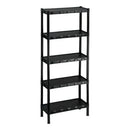 Organizador Modular com 5 Prateleiras – Estante de Plástico Multiuso para Casa