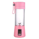 Mini Liquidificador Portátil 6 Lâminas – Ideal para Shakes, Sucos e Smoothies com Cabo USB Recarregável