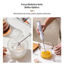 Mixer Elétrico 2 em 1 – Batedor e Misturador para Café, Leite e Claras de Ovos | Utensílio de Cozinha