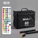 Conjunto de Canetas Artísticas Dupla Ponta Aquarela – Até 168 Cores