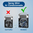 Mini Ar-Condicionado Portátil Climatizador e Umidificador com LED e Reservatório de Água