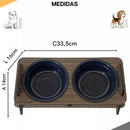 Comedouro Suspenso com Bebedouro para Pets – Acompanha Tampas