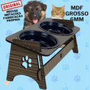 Comedouro Suspenso com Bebedouro para Pets – Acompanha Tampas