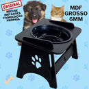 Comedouro Suspenso com Bebedouro para Pets – Acompanha Tampas
