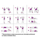 Kit de Treino com Elásticos Extensores + 5 Mini Bands Resistentes