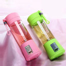 Mini Liquidificador Portátil 6 Lâminas – Ideal para Shakes, Sucos e Smoothies com Cabo USB Recarregável