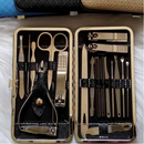 Conjunto 19 Peças Manicure Clippers De Unhas De Aço Inoxidável