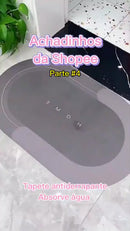 Kit Tapete Super Absorvente para Banheiro – Secagem Rápida, Antiderrapante e Multiuso