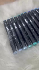 Conjunto de Canetas Artísticas Dupla Ponta Aquarela – Até 168 Cores