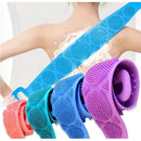 Esponja de Banho Lava Costas em Silicone Antibacteriano – Cores Sortidas