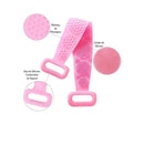 Esponja de Banho Lava Costas em Silicone Antibacteriano – Cores Sortidas