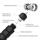 Kit de Exercícios Hand Grip + Corda de Pular Ajustável Profissional para Crossfit e Treino de Força