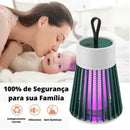 Armadilha Eletrônica de Insetos LED UV – Repelente Seguro e Silencioso