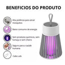 Armadilha Eletrônica de Insetos LED UV – Repelente Seguro e Silencioso
