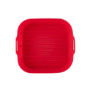 Forma de Silicone Quadrada 16x16cm com Alça – Assadeira para Air Fryer e Forno