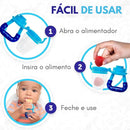 Kit Chupeta de Alimentação para Bebês – Até 2 Unidades para Frutas, Papinhas e Patês