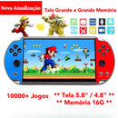Videogame Portátil de Mão 2025 – Tela Grande, 10.000 Jogos Retrô, 16GB Expansível