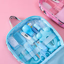 Kit Completo de Cuidados para Bebê – 13 Itens Essenciais + Bolsa Necessaire Infantil
