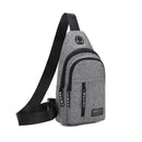 Mochila de Peito Masculina Transversal Impermeável – Bolsa Tiracolo/Pochete